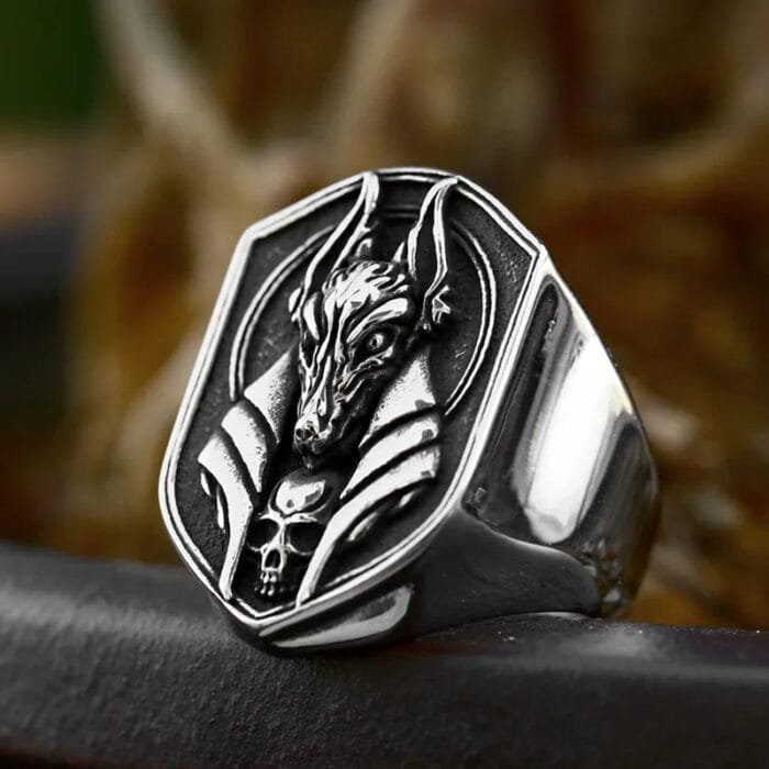 Anillo Sello de Anubis