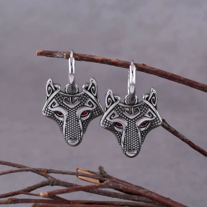 pendientes lobo fenrir