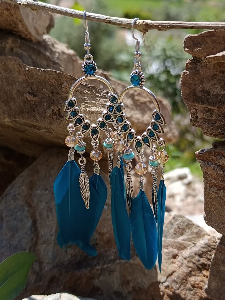 Pendientes Collar de Plumas