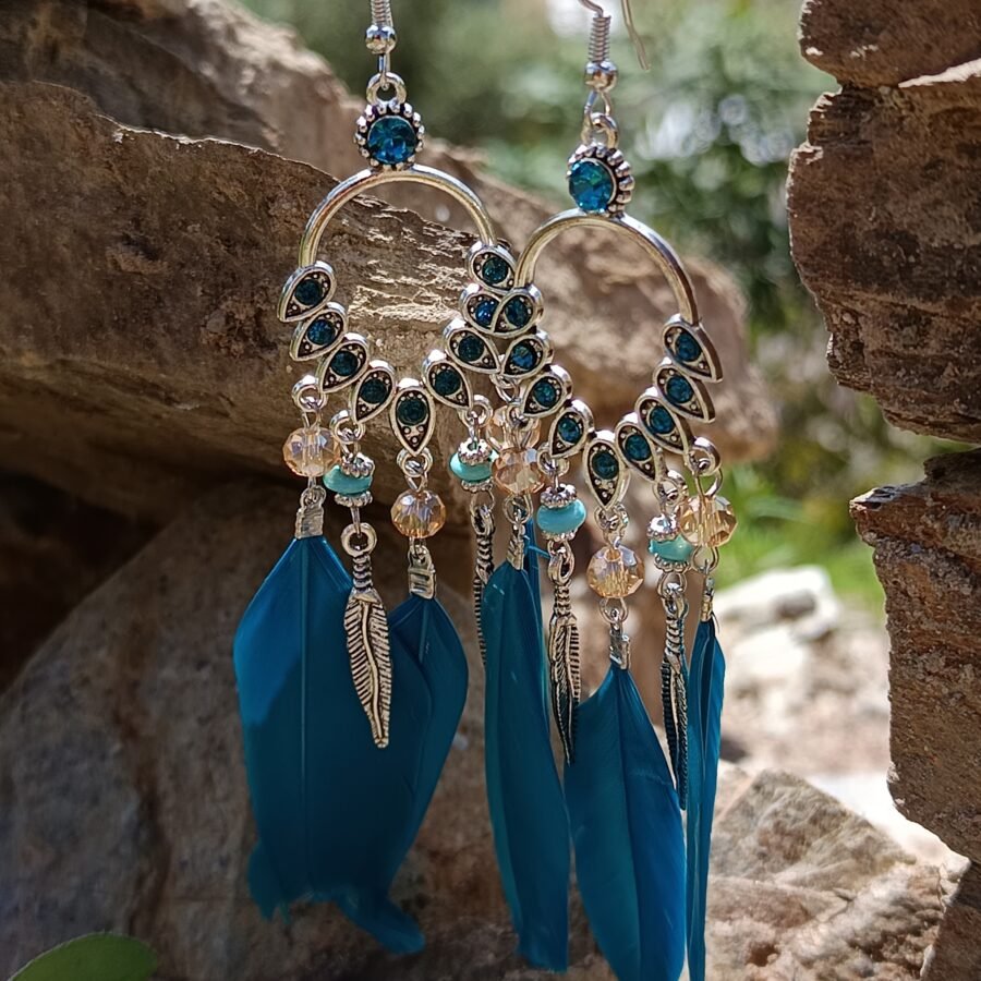 Pendientes Collar de Plumas