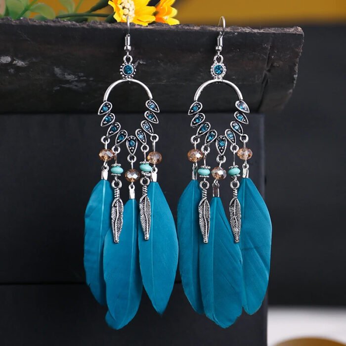 Pendientes Collar de Plumas