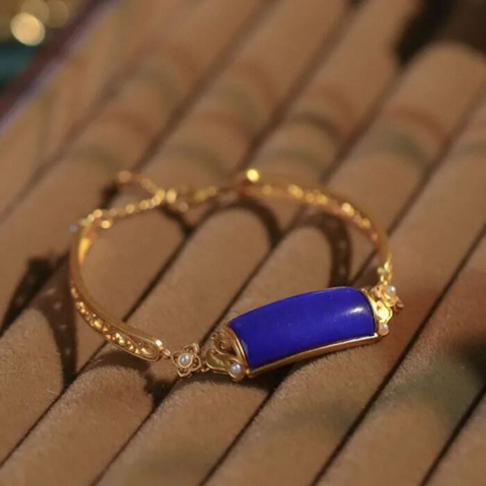 Pulsera Jardín Azul