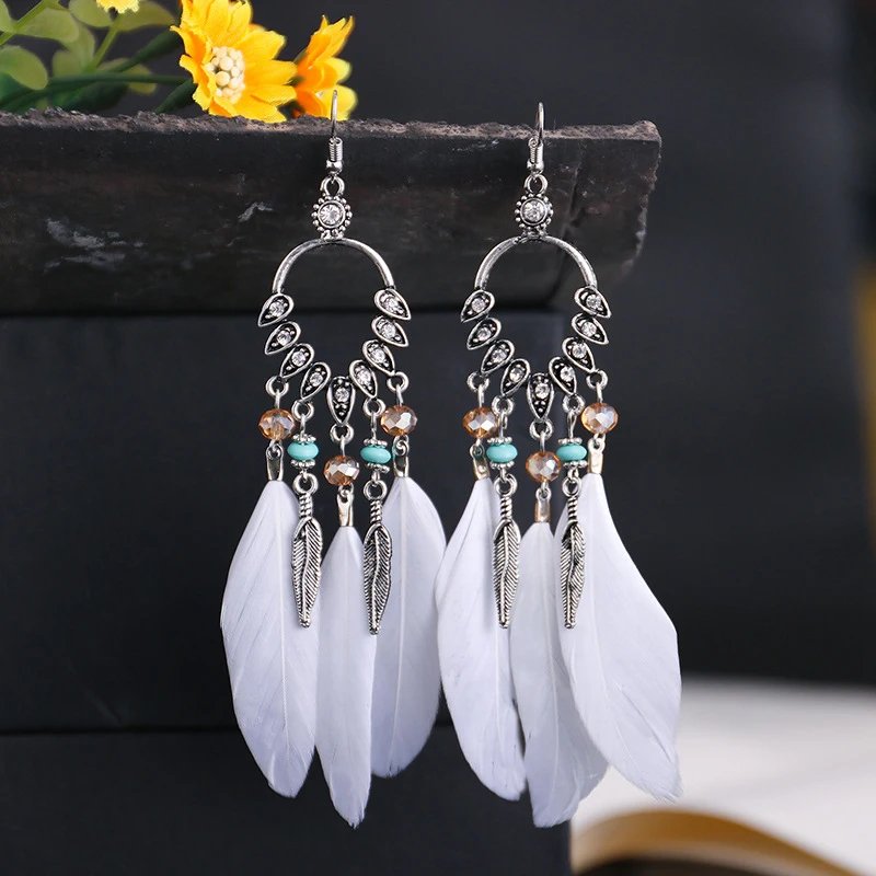 Pendientes Collar de Plumas