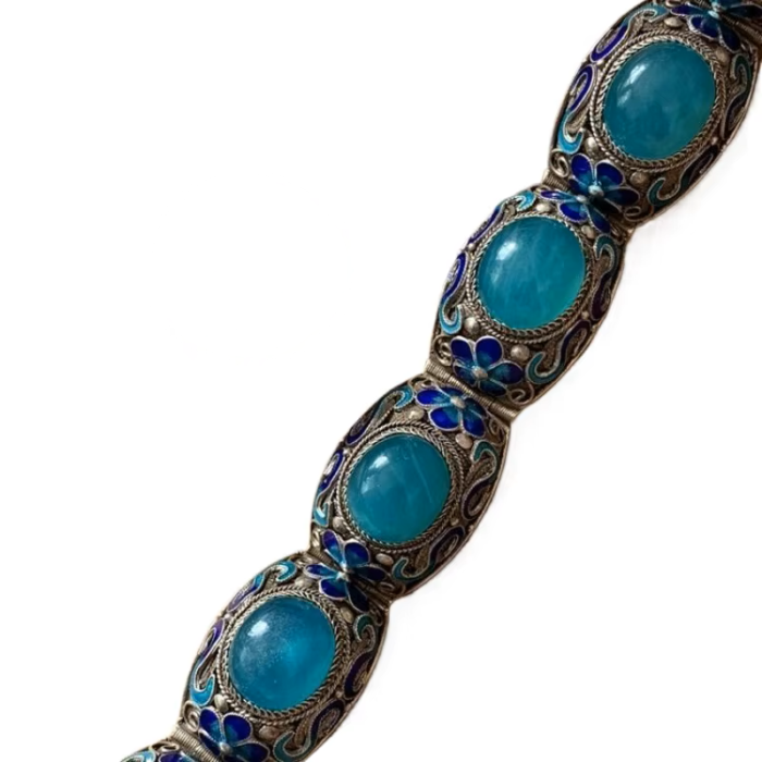 Brazalete egipcio luz azul