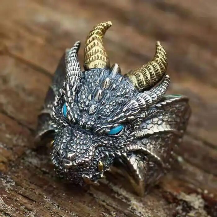 Anillo Dragón de Plata