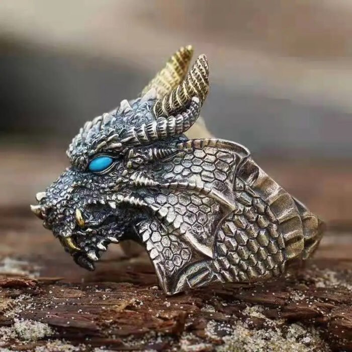 Anillo Dragón de Plata