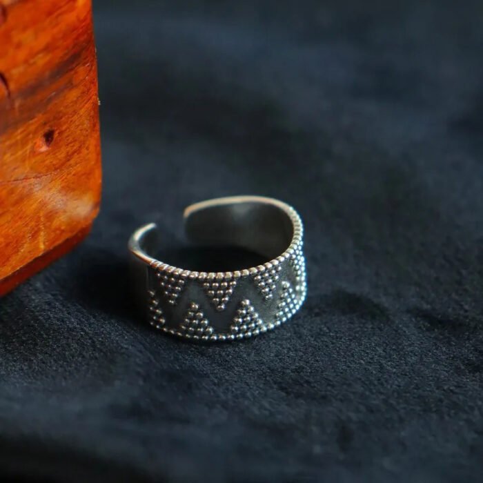 Anillo Egipcio Pirámides de Plata