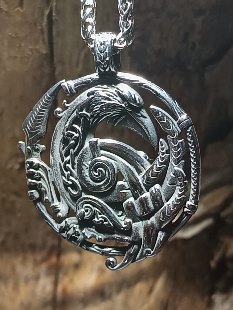 Mercado Vikingo colgante talisman cuervo