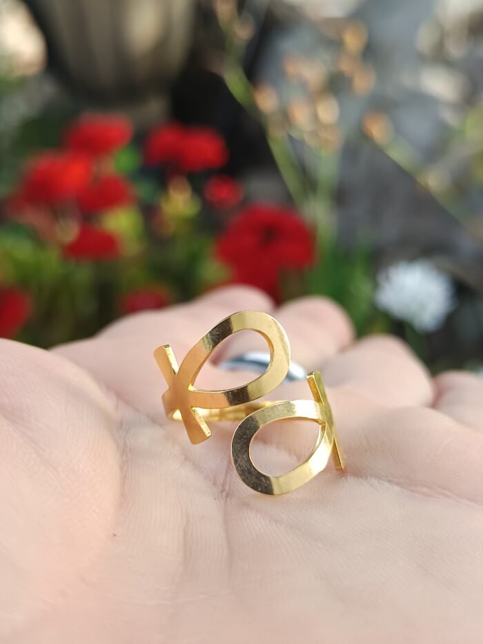 anillo abierto del ankh