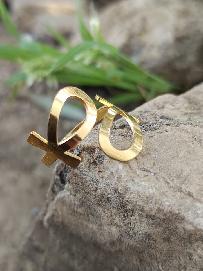 anillo abierto del ankh