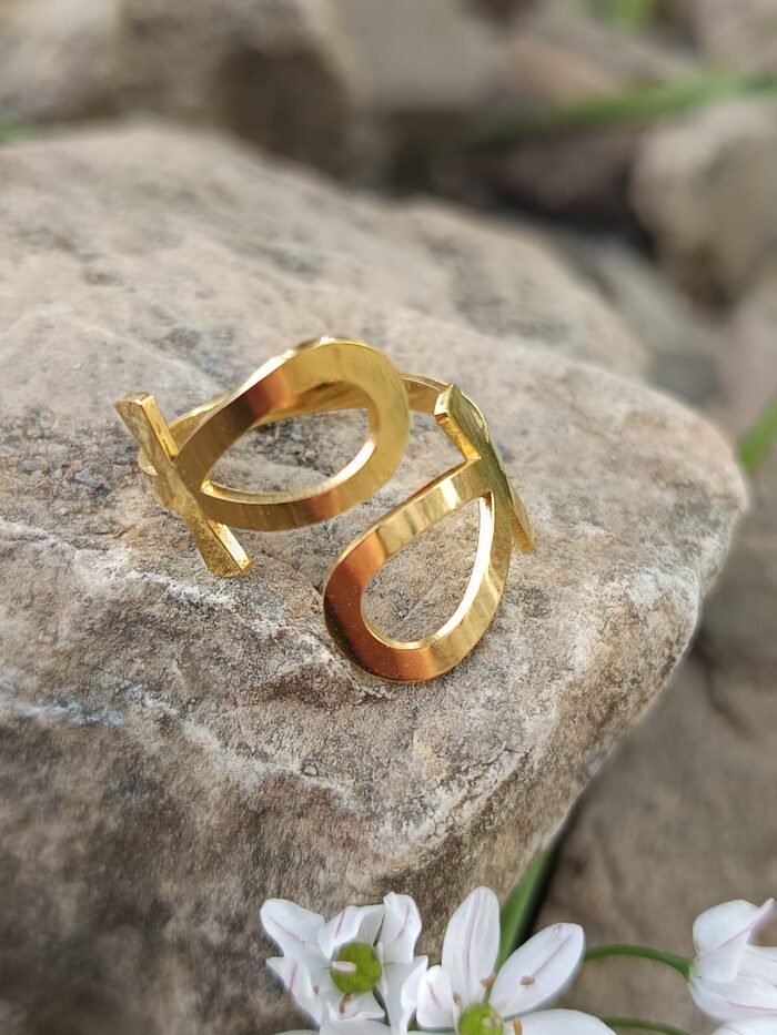 anillo abierto del ankh
