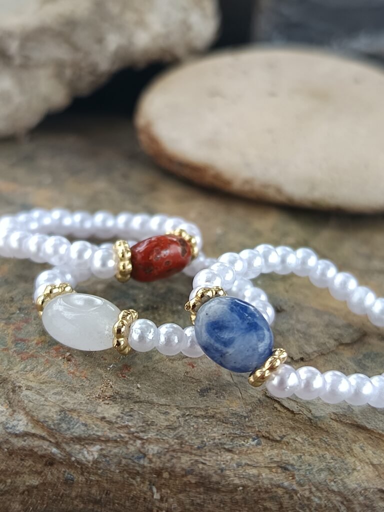 Anillo de perlitas