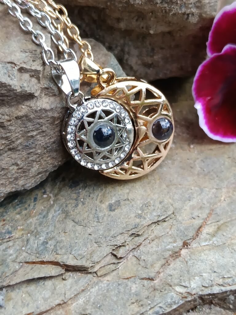 colgante sol y luna