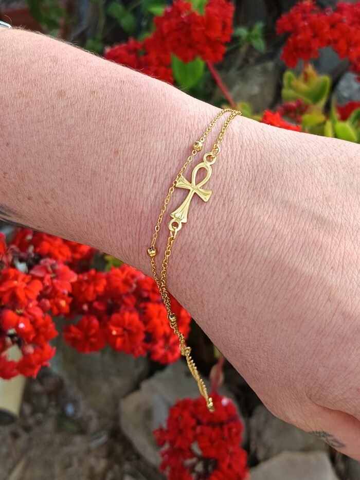 pulsera del ankh doble 2