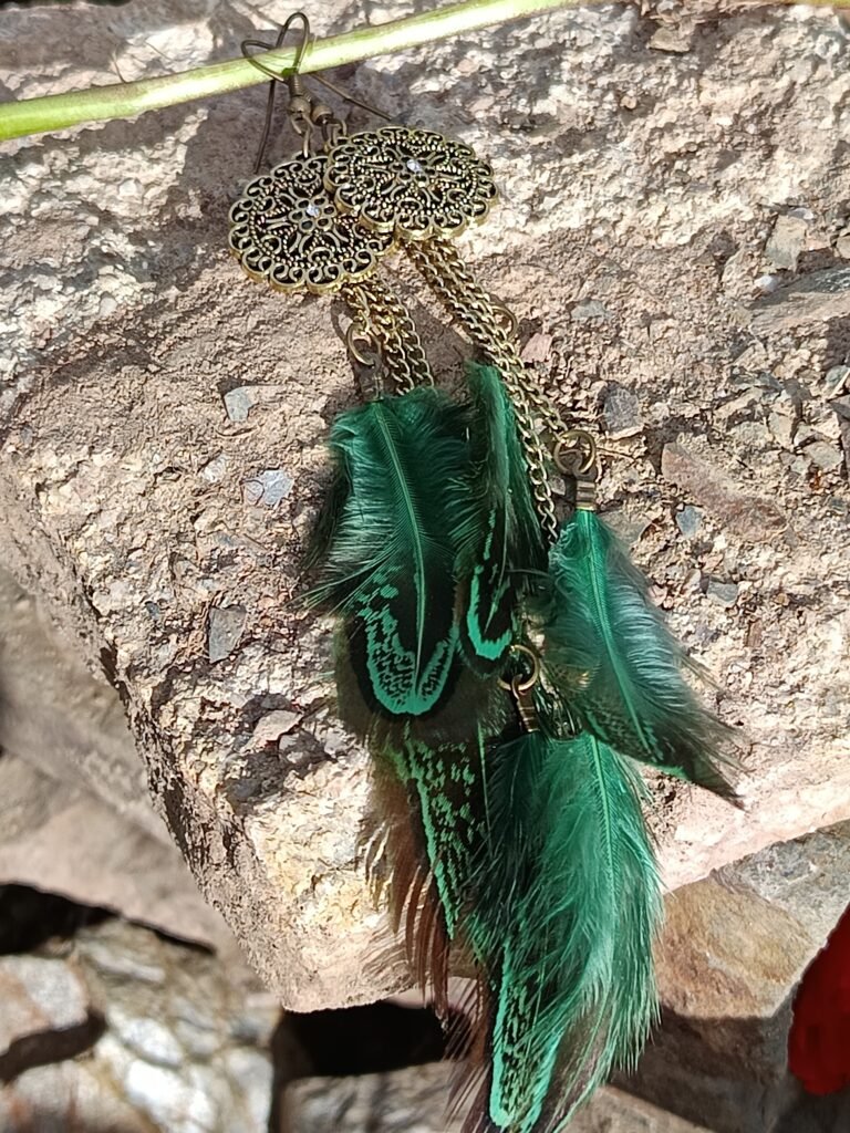 Pendientes Plumas de Benu