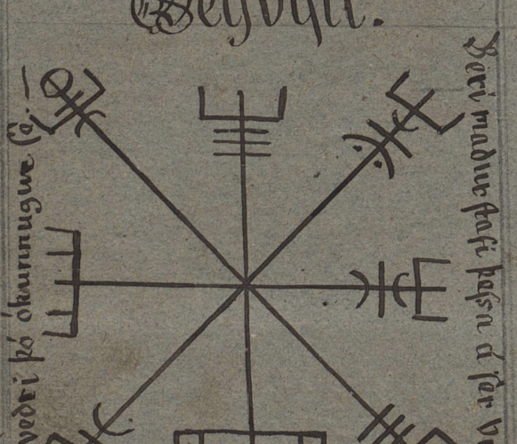 🧭 Vegvísir: La brújula vikinga