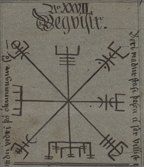 🧭 Vegvísir: La brújula vikinga